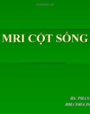 Bài giảng MRI cột sống - BS. Phan Châu Hà