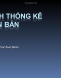 Bài giảng Sinh thống kê căn bản