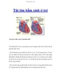 Tật tim bẩm sinh ở trẻ