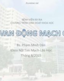 Bài giảng Hở van động mạch chủ - BS. Phạm Minh Dân