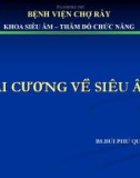 Bài giảng Đại cương về siêu âm - BS. Bùi Phú Quang