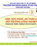 HSE - SỨC KHỎE, AN TOÀN & MÔI TRƯỜNG CÔNG NGHIỆP - CHƯƠNG 3