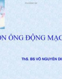 Bài giảng Còn ống động mạch - ThS.BS. Võ Nguyễn Diễm Khanh