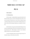 NHỒI MÁU CƠ TIM CẤP (Kỳ 6)