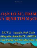 Bài giảng Rối loạn lo âu, trầm cảm và bệnh tim mạch