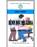 Giáo trình Bệnh học nội khoa: Phần 1 - Trung cấp y tế Tây Ninh