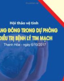 Hội thảo vệ tinh Khám đông trong dự phòng và điều trị bệnh lý tim mạch