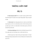 THÔNG LIÊN NHĨ (Kỳ 2)