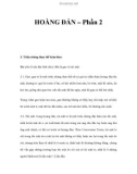 HOÀNG ĐẢN – Phần 2