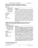 Phylogeny of Melodinus cochinchinensis (Lour.) Merr. from Vietnam based on chloroplast sequences