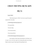 CHẤN THƯƠNG BỤNG KÍN (Kỳ 1)