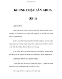 KHUNG CHẬU SẢN KHOA (Kỳ 1)