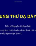 Bài giảng Ung thư dạ dày - TS. Nguyễn Hoàng Bắc