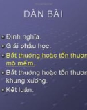 Bất thường mô mềm