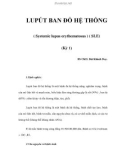 LUPÚT BAN ĐỎ HỆ THỐNG (Kỳ 1)