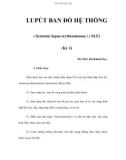 LUPÚT BAN ĐỎ HỆ THỐNG (Kỳ 3)