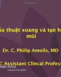 Bài giảng Phẫu thuật xoang và tạo hình mũi