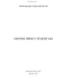 CHƯƠNG TRÌNH Y TẾ QUỐC GIA part 1