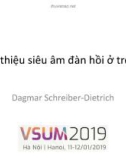 Bài giảng Giới thiệu siêu âm đàn hồi ở trẻ em