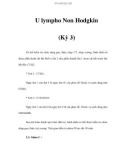 U lympho Non Hodgkin (Kỳ 3)