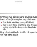 Bài giảng THÔNG TiỂU DẪN LƯU NƯỚC TiỂU RỬA BÀNG QUANG part 9