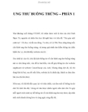 UNG THƯ BUỒNG TRỨNG – PHẦN 1