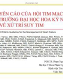 Khuyến cáo của Hội tim mạch hội trường đại học Hoa Kỳ năm 2013 về xử trí suy tim