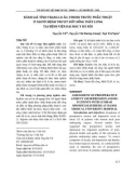 Đánh giá tình trạng lo âu, stress trước phẫu thuật ở người bệnh trượt đốt sống thắt lưng tại Bệnh viện Đại học Y Hà Nội