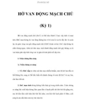 HỞ VAN ĐỘNG MẠCH CHỦ (Kỳ 1)