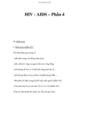 HIV - AIDS – Phần 4