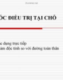 Bài giảng Thuốc điều trị tại chỗ