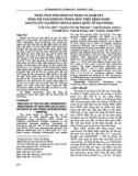 Phân tích tình hình sử dụng và giám sát nồng độ vancomycin trong máu trên bệnh nhân người lớn tại Bệnh viện Đa khoa Quốc tế Hải Phòng