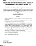 Thực trạng người khuyết tật đến khám giám định tại Trung tâm Giám định y khoa Hà Nội năm 2019