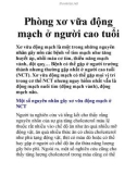 Phòng xơ vữa động mạch ở người cao tuổi