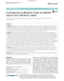 A prospective multicenter study on bladder cancer: The COBLAnCE cohort