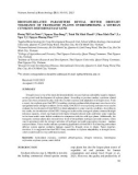 Drought-related parameters reveal better drought tolerance of transgenic plants overexpressing a soybean cytokinin Dehydrogenase gene