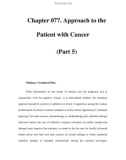 Chapter 077. Approach to the Patient with Cancer (Part 5)