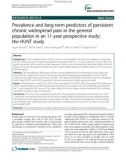 Prevalence and long-term predictors of persistent chronic widespread pain in the general population in an 11-year prospective study: The HUNT study