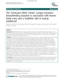 The Terneuzen Birth Cohort: Longer exclusive breastfeeding duration is associated with leaner body mass and a healthier diet in young adulthood