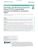 Overweight with HBV infection limited the efficacy of TACE in hepatocellular carcinoma by inhibiting the upregulated HMGB1