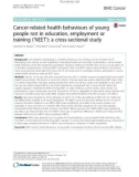 Cancer-related health behaviours of young people not in education, employment or training (‘NEET'): A cross-sectional study