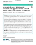 Association between NDRG1 protein expression and aggressive features of breast cancer: A systematic review and meta-analysis