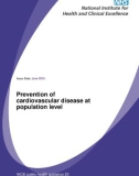 Prevention of cardiovascular disease at population level