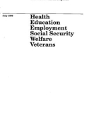 Health Education Employment Social Security Welfare Veterans