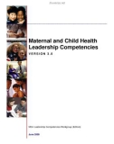 Maternal and Child Health Leadership Competencies