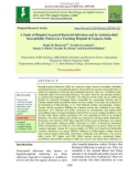 A study of hospital acquired bacterial infections and its antimicrobial susceptibility pattern in a teaching hospital of Gujarat, India