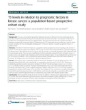 T3 levels in relation to prognostic factors in breast cancer: A population-based prospective cohort study