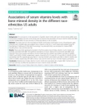 Associations of serum vitamins levels with bone mineral density in the different raceethnicities US adults