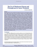 The Use of Mushroom Glucans and Proteoglycans in Cancer Treatment