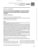 Use of word and graph embedding to measure semantic relatedness between Unified Medical Language System concepts